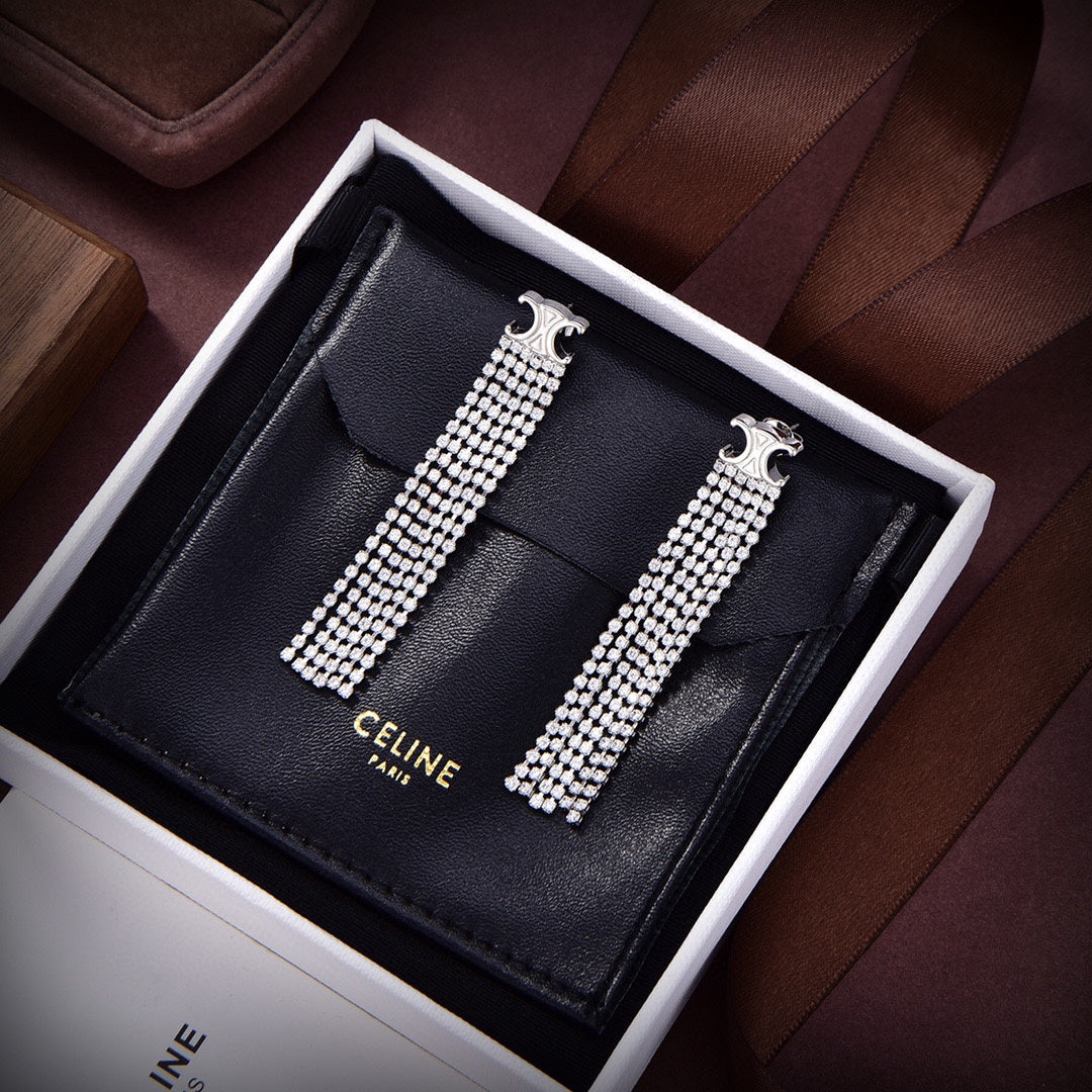 18K Celine Precious Tassels Earrings
