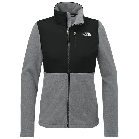 The North Face Women's TNF Medium Grey Heather/TNF Black Highest Peak Full-Zip Fleece Jacket