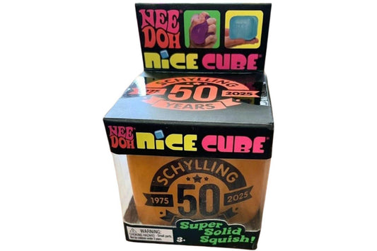 NeeDoh Golden 50th Anniversary Nice Cube Squishy Fidget Toy