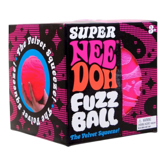 Super NeeDoh Fuzz Ball sensory toy