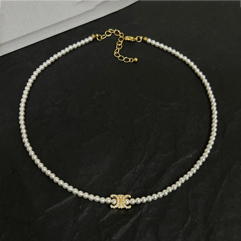 18K Celine Pearl Necklace